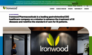 Ironwoodpharma.com thumbnail
