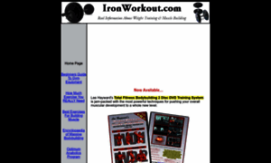 Ironworkout.com thumbnail