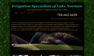 Irrigationspecialistslakenorman.com thumbnail