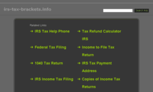 Irs-tax-brackets.info thumbnail