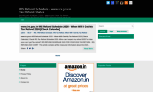 Irsrefundschedule.blogspot.com thumbnail