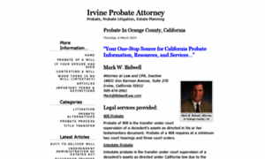 Irvineprobateattorney.com thumbnail