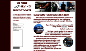 Irving-trafficticketlawyer.com thumbnail