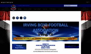 Irvingboysfootball.org thumbnail