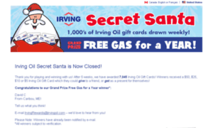 Irvingoilsecretsanta.com thumbnail