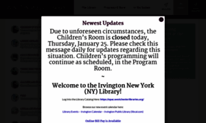 Irvingtonlibrary.org thumbnail