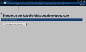 Isabelle-blasquez.developpez.com thumbnail