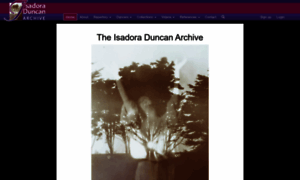 Isadoraduncanarchive.org thumbnail