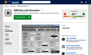 Isbn-barcode-generator.freedownloadscenter.com thumbnail