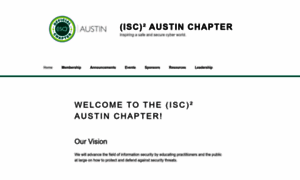 Isc2-austin-chapter.org thumbnail