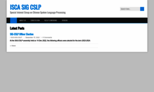 Isca-cslp.org thumbnail