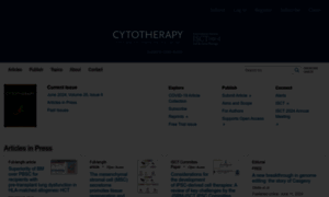 Isct-cytotherapy.org thumbnail
