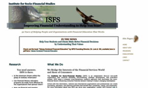 Isfs.org thumbnail