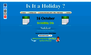 Isitaholiday.com thumbnail