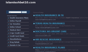 Islamisohbet10.com thumbnail