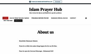 Islamprayerhub.wordpress.com thumbnail