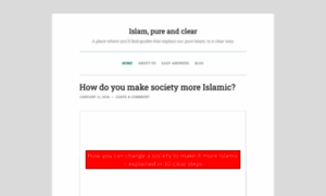 Islampureandclear.wordpress.com thumbnail