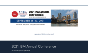Ismconference.com thumbnail