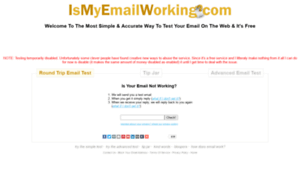 Ismyemailworking.com thumbnail