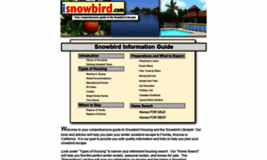 Isnowbird.com thumbnail