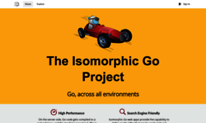 Isomorphicgo.org thumbnail