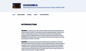 Isonomia.uniurb.it thumbnail