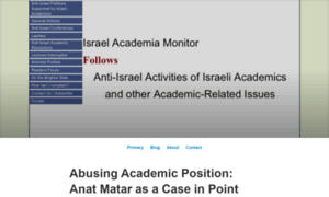 Israel-academia-monitor.com thumbnail