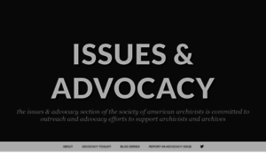 Issuesandadvocacy.wordpress.com thumbnail