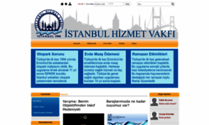 Istanbulhizmetvakfi.com thumbnail