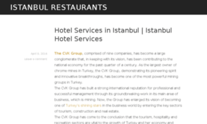 Istanbulrestaurantsblog.wordpress.com thumbnail