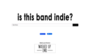 Isthisbandindie.com thumbnail