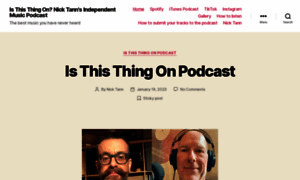 Isthisthingonpodcast.com thumbnail