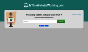 Isthiswebsiteworking.com thumbnail