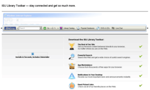 Isulibrary.mylibrarytoolbar.com thumbnail