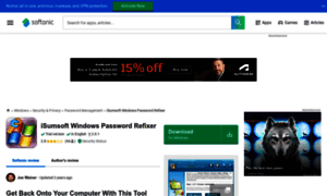 Isumsoft-windows-password-refixer.en.softonic.com thumbnail
