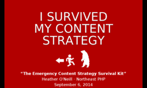 Isurvivedmycontentstrategy.com thumbnail