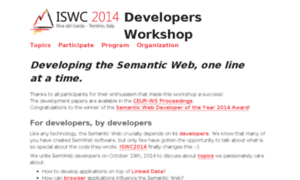 Iswc2014.semdev.org thumbnail