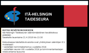 Itahelsingintaideseura.fi thumbnail