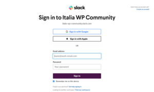 Italia-wp-community.slack.com thumbnail