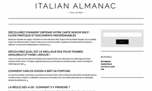Italianalmanac.org thumbnail