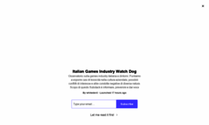 Italiangamesindustrywatchdog.substack.com thumbnail