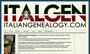 Italiangenealogy.tardio.com thumbnail