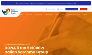 Italiansarcomagroup.org thumbnail