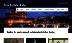 Italianstudies.nd.edu thumbnail
