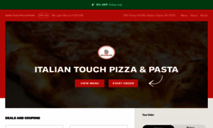 Italiantouchpizzapasta.com thumbnail