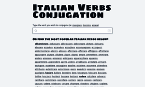 Italianverbs.info thumbnail