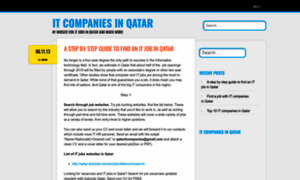 Itcompaniesinqatar.wordpress.com thumbnail