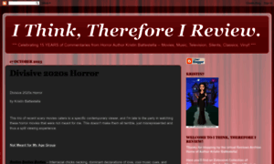 Ithinkthereforeireview.blogspot.com thumbnail