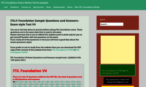 Itilexamtest.com thumbnail