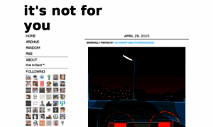 Itisnotforyou.com thumbnail